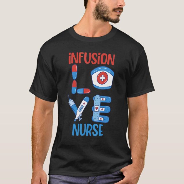 Camiseta Enfermeiro de Perfusão Design (Frente)