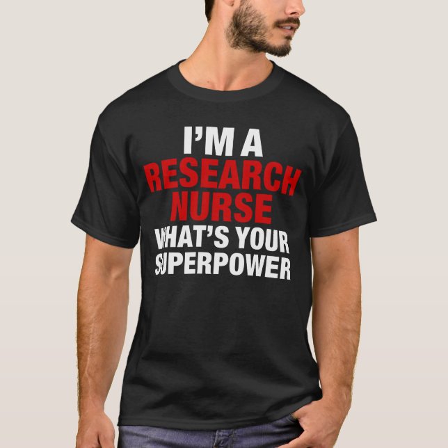 Camiseta Enfermeiro de Pesquisa (Frente)
