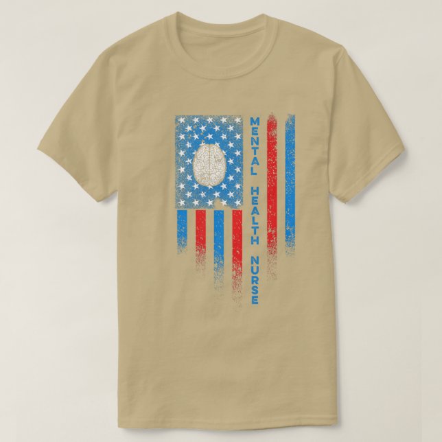 Camiseta Enfermeiro De Saúde Mental Rn5157 2402 (Frente do Design)