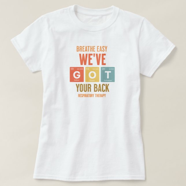 Camiseta Enfermeiro de Terapêutica com Asma - Presente Idea (Frente do Design)