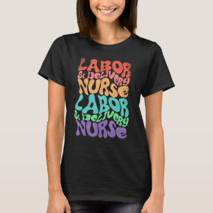 Camiseta Enfermeiro de Trabalho e Entrega Rua repetitiva de