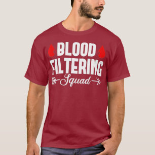 Camiseta Enfermeiro Diálise Filtragem Sanguínea Nefrologi