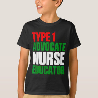 Camiseta enfermeiro educador defensor do tipo 1