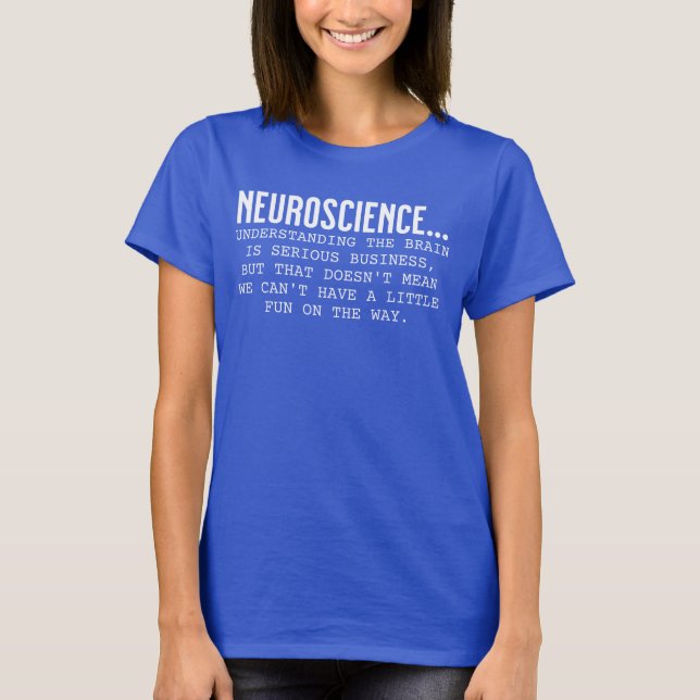 Camiseta Enfermeiro Enfermeiro De Definição De Neurociência (Frente)