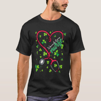 Camiseta Enfermeiro Enfermeiro Dia de São Patrício Amor Ste