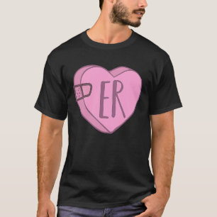 Camiseta Enfermeiro Enfermeiro Enfermeiro Bonito para Escru