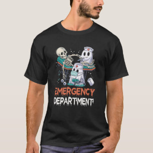 Camiseta enfermeiro ER halloween ER dois tripulantes Depart