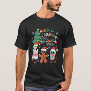 Camiseta Enfermeiro ER ICU RN Xmas Roc engraçado em torno d