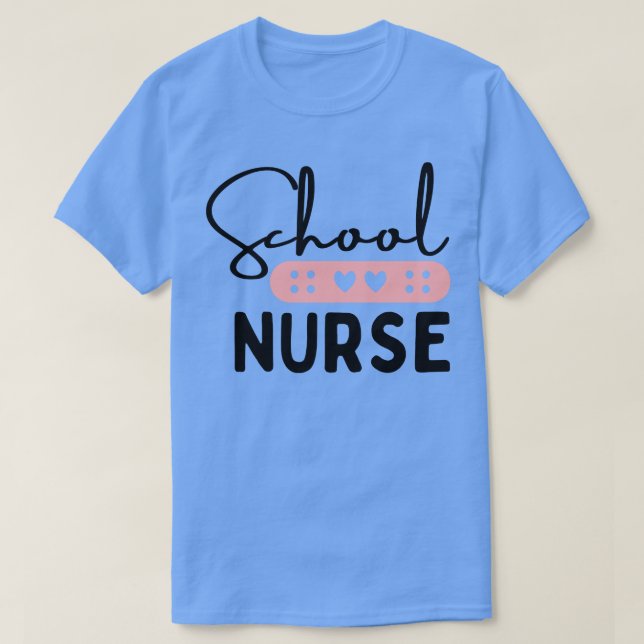 Camiseta Enfermeiro escolar (Frente do Design)