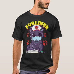 Camiseta Enfermeiro Essencial De Linha De Frontagem Herói U