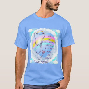 Camiseta enfermeiro excepcional estetoscópio