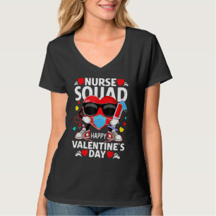 Camiseta Enfermeiro Feliz dia de os namorados Vermelho Masc