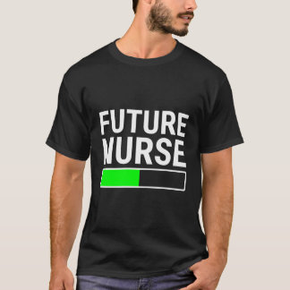 Camiseta Enfermeiro Futuro Carregando Bar Legal Enfermeiro 