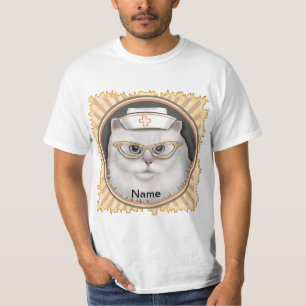 Camiseta Enfermeiro-gato persa