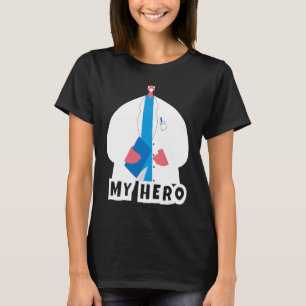 Camiseta enfermeiro herdeiro enfermeiro enfermeiro médico d
