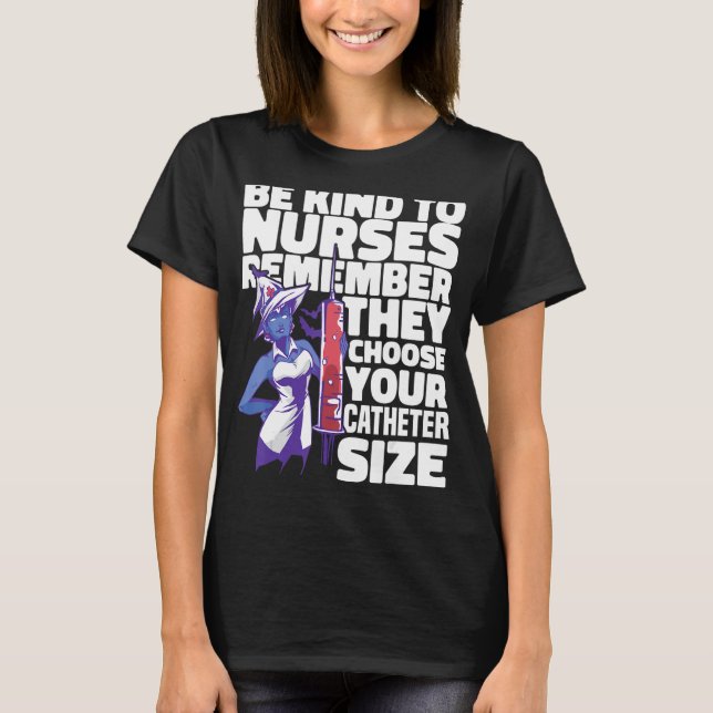 Camiseta Enfermeiro Hospital Enfermeiro Seja gentil com enf (Frente)