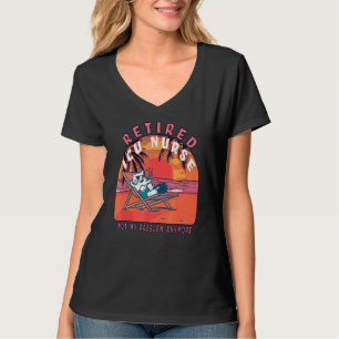 Camiseta Enfermeiro Icu Aposentado Aposentação Vintage