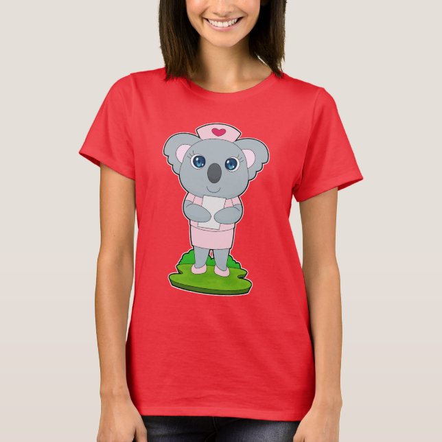 Camiseta Enfermeiro Koala (Frente)