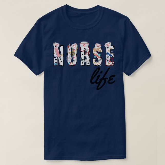 Camiseta Enfermeiro Life 8 (Frente do Design)