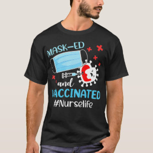 Camiseta Enfermeiro Mascarado E Vacinado Life 2021 Mask Gif