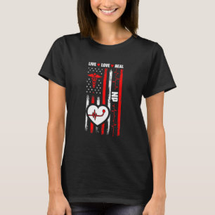 Camiseta Enfermeiro Médico Np Enfermeiro Nu Da Sinalizador