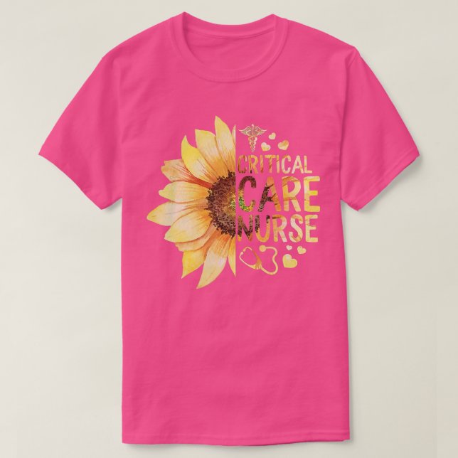 Camiseta Enfermeiro na Semana de Enfermagem de UTI com Trat (Frente do Design)