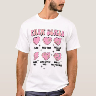 Camiseta Enfermeiro Namorados Escala de Dor Médica Holi