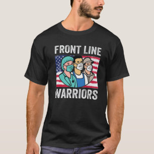 Camiseta Enfermeiro Nurna RN de Máscara de Guerreiros de L