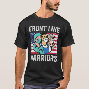 Camiseta Enfermeiro Nurna RN de Máscara de Guerreiros de L