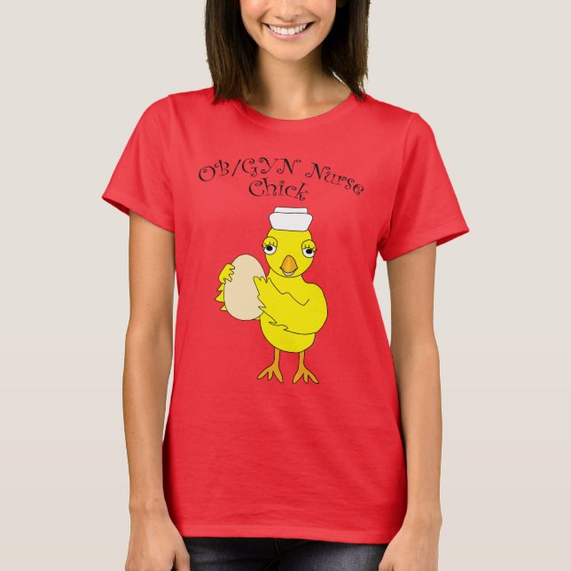 Camiseta Enfermeiro OB/GYN (Frente)
