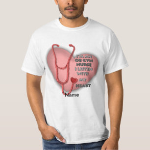 Camiseta Enfermeiro ObGyn Red Heart