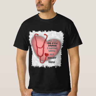Camiseta Enfermeiro ObGyn Red Heart