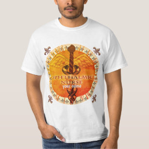 Camiseta Enfermeiro Oftálmico Caduceus