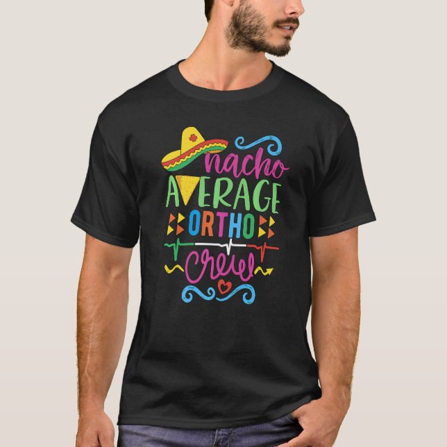 Camiseta Enfermeiro Ortopedico Rn Ortho Techs Nacho Média O (Frente)