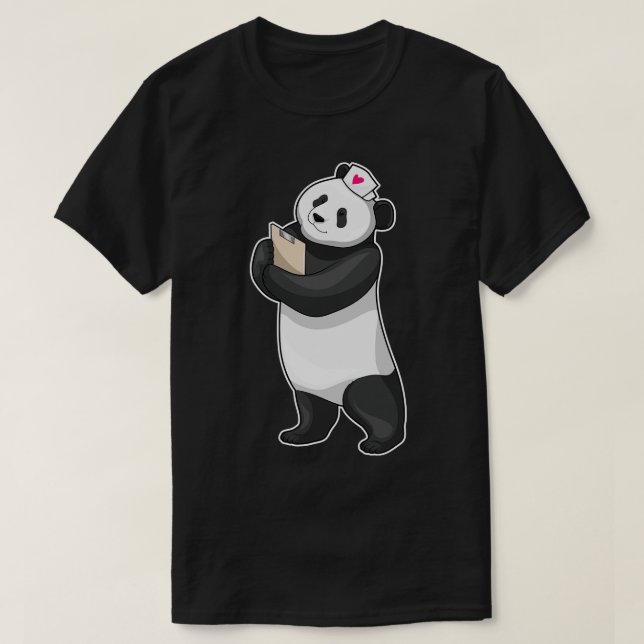 Camiseta Enfermeiro Panda (Frente do Design)