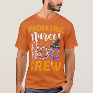 Camiseta Enfermeiro Pediátrico Boo Crew Spooky Boo Ghost Ha