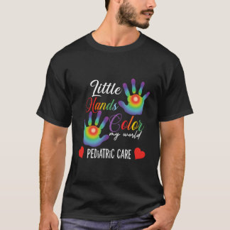 Camiseta Enfermeiro Pediátrico Cuidados de Saúde Enfermeiro