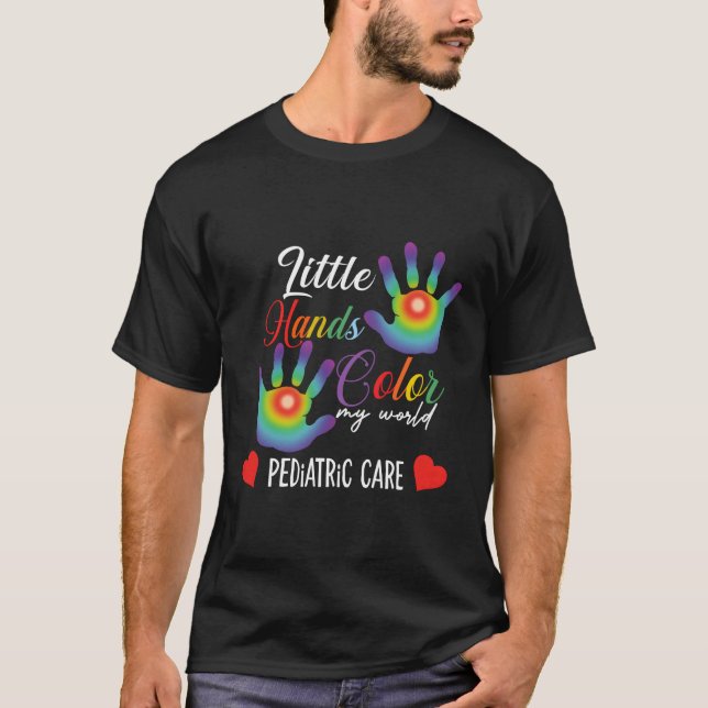 Camiseta Enfermeiro Pediátrico Cuidados de Saúde Enfermeiro (Frente)