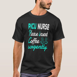 Camiseta Enfermeiro Pediátrico Insira Enfermeiro Com Café P