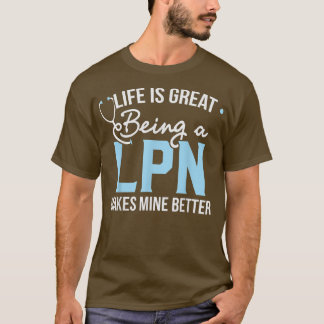 Camiseta Enfermeiro Prático Licenciado de Corte LPN
