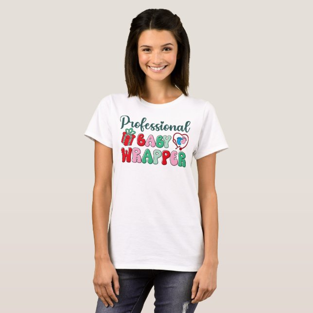 Camiseta Enfermeiro Profissional de Trabalho e Entrega (Frente Completa)