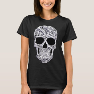 Camiseta Enfermeiro profissional Tarot Card Skeleton Hallow