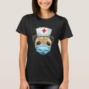 Camiseta Enfermeiro Pug ER Hospital LPN RN Enfermeiro Life