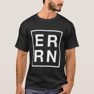 Camiseta Enfermeiro Registrado Da Sala De Emergência Rn