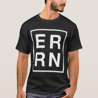 Camiseta Enfermeiro Registrado Da Sala De Emergência Rn