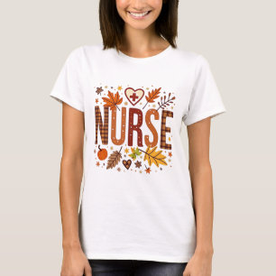 Camiseta Enfermeiro Retro Bble Letters Groovy