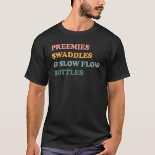 Camiseta Enfermeiro Retro Nicu Preimies Swaddles Fluxos Len