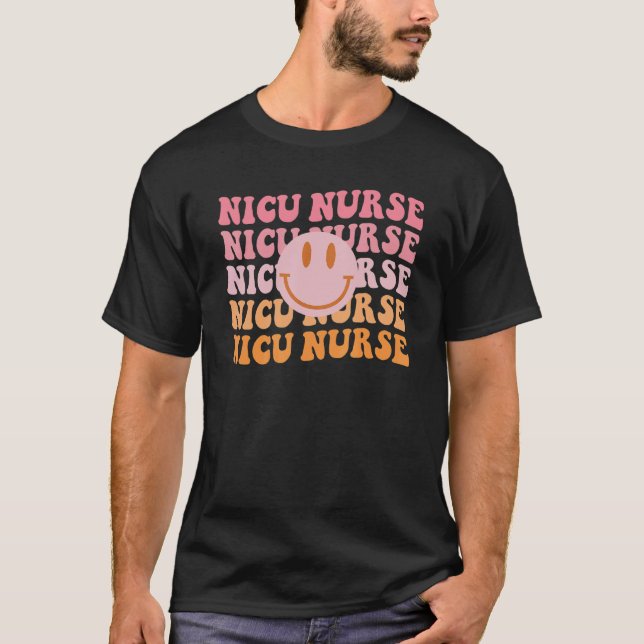 Camiseta Enfermeiro Retro Nicu Sorrindo Face Enfermeiro Neo (Frente)