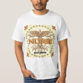 Camiseta enfermeiro rico de cobre caduceus