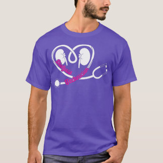 Camiseta Enfermeiro Tecnicista de Diálise Estetoscópio